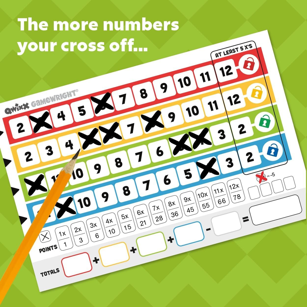 Gamewright Qwixx Dice Game | My Toy Shop Gamewright Qwixx Dice Game | My Toy Shop